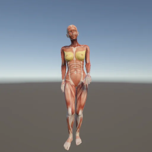 歩く03 — 3Dデッサン人形（無料ポーズ資料）