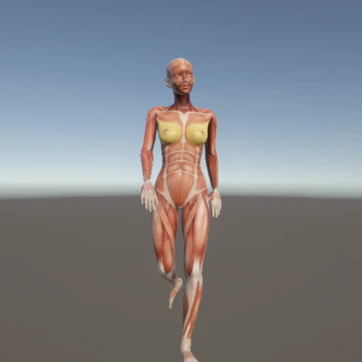 歩く05 — 3Dデッサン人形（無料ポーズ資料）