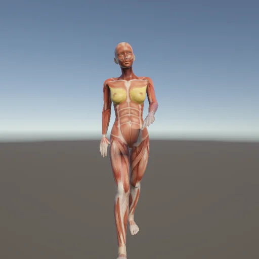 歩く06 — 3Dデッサン人形（無料ポーズ資料）