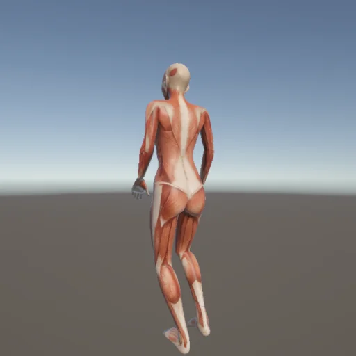 歩く97 — 3Dデッサン人形（無料ポーズ資料）