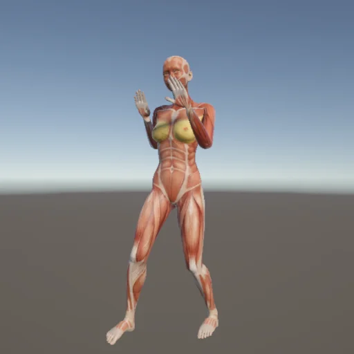 ボクシング125 — 3Dデッサン人形（無料ポーズ資料）