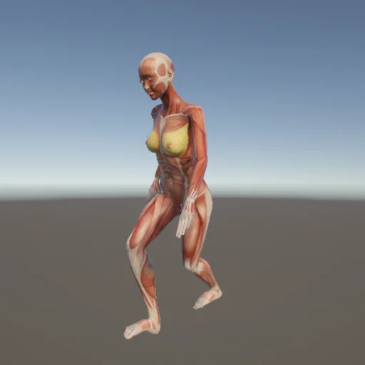 サッカー127 — 3Dデッサン人形（無料ポーズ資料）