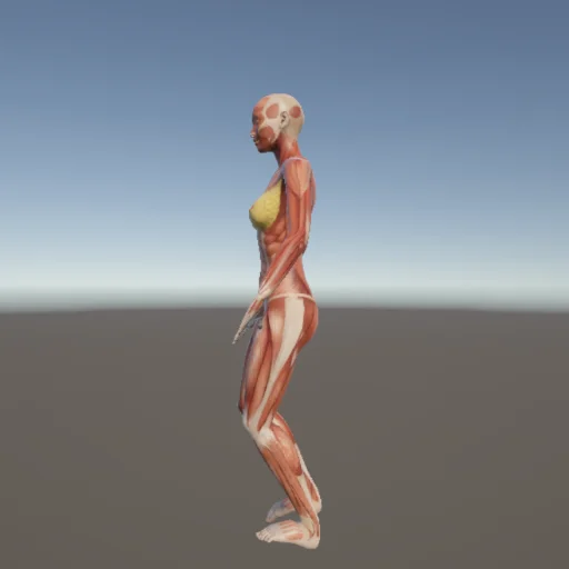 スポーツ134 — 3Dデッサン人形（無料ポーズ資料）