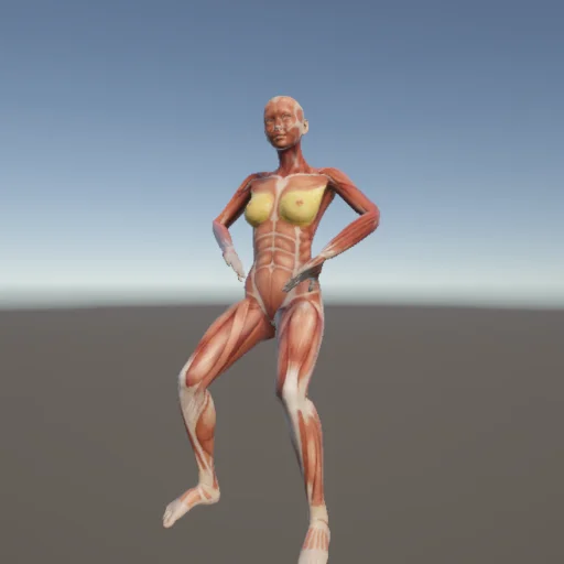 座る139 — 3Dデッサン人形（無料ポーズ資料）