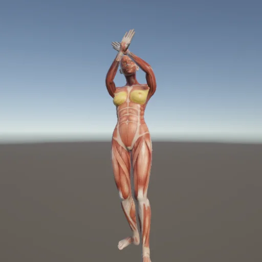 剣142 — 3Dデッサン人形（無料ポーズ資料）