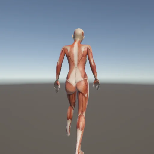 キック152 — 3Dデッサン人形（無料ポーズ資料）