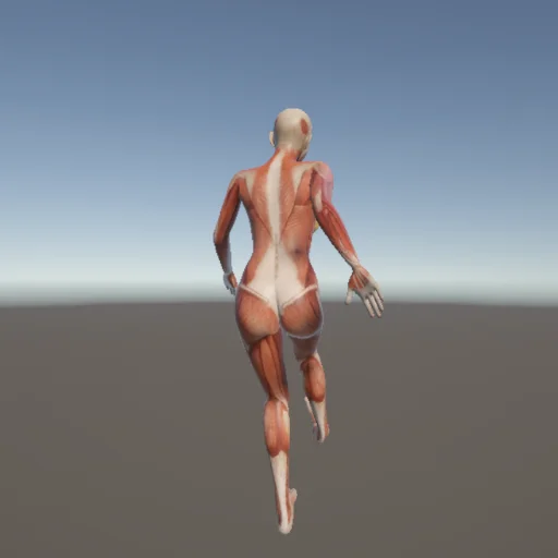 キック157 — 3Dデッサン人形（無料ポーズ資料）