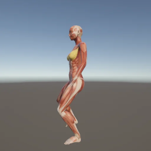 アクロバット174 — 3Dデッサン人形（無料ポーズ資料）
