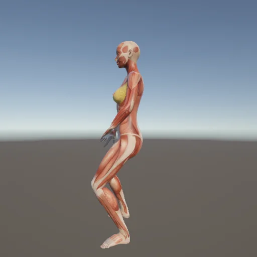 アクロバット175 — 3Dデッサン人形（無料ポーズ資料）