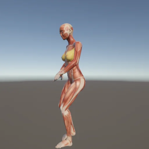 アクロバット176 — 3Dデッサン人形（無料ポーズ資料）