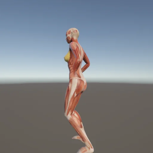 アクロバット177 — 3Dデッサン人形（無料ポーズ資料）