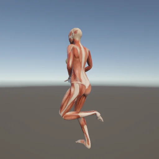 アクロバット178 — 3Dデッサン人形（無料ポーズ資料）