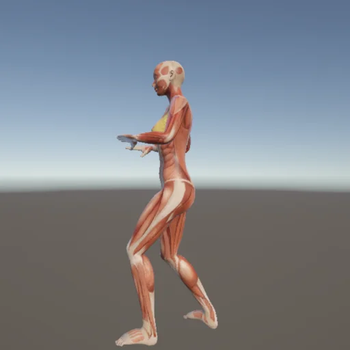 アクロバット179 — 3Dデッサン人形（無料ポーズ資料）
