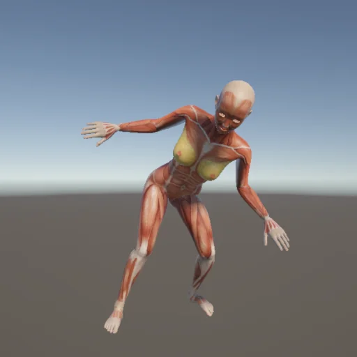 アクロバット220 — 3Dデッサン人形（無料ポーズ資料）