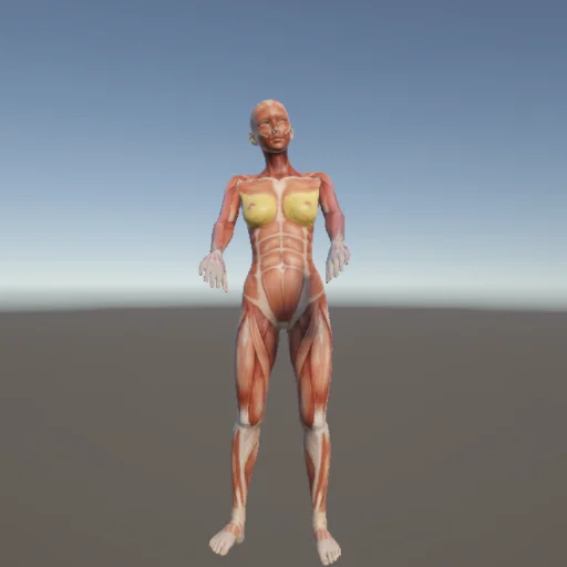 転倒227 — 3Dデッサン人形（無料ポーズ資料）