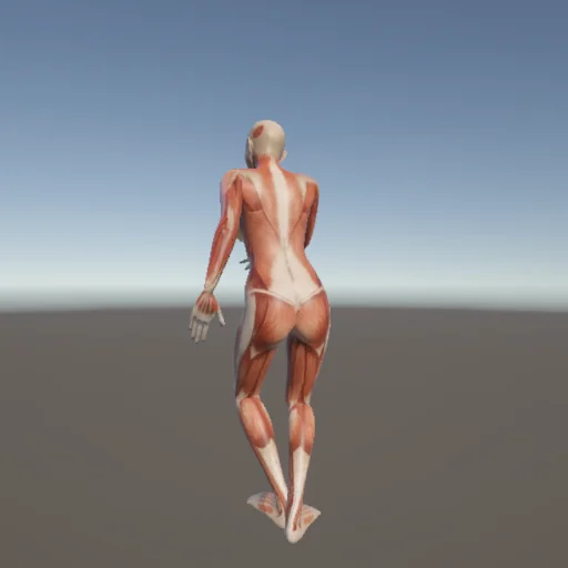転倒232 — 3Dデッサン人形（無料ポーズ資料）