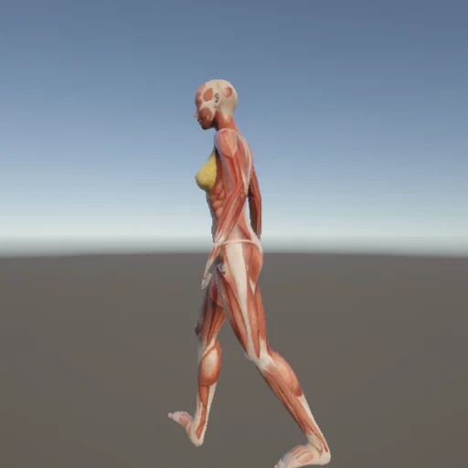 登る233 — 3Dデッサン人形（無料ポーズ資料）