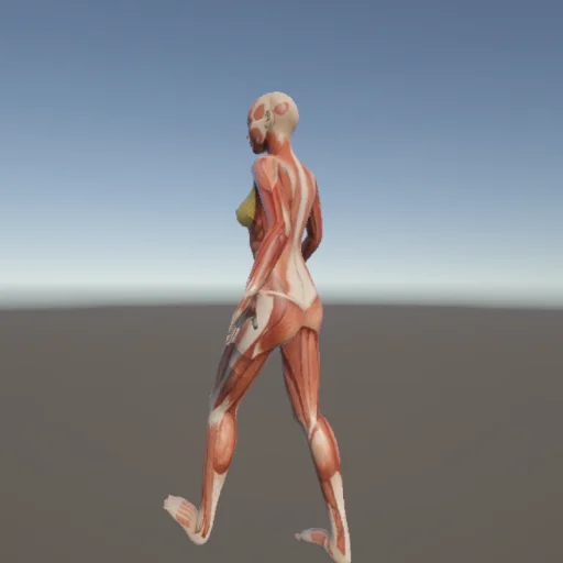 登る235 — 3Dデッサン人形（無料ポーズ資料）