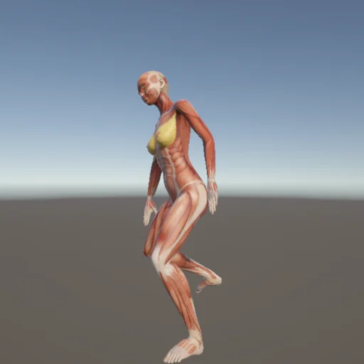 武術245 — 3Dデッサン人形（無料ポーズ資料）