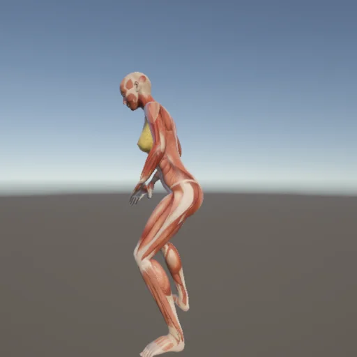 回避249 — 3Dデッサン人形（無料ポーズ資料）