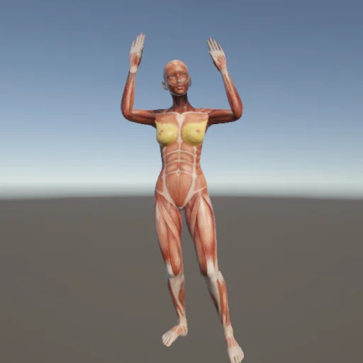しぐさ252 — 3Dデッサン人形（無料ポーズ資料）