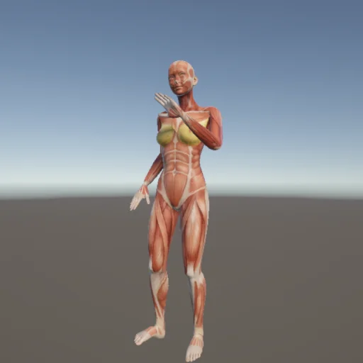 しぐさ255 — 3Dデッサン人形（無料ポーズ資料）