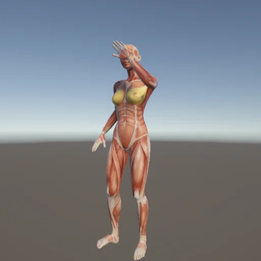 しぐさ256 — 3Dデッサン人形（無料ポーズ資料）