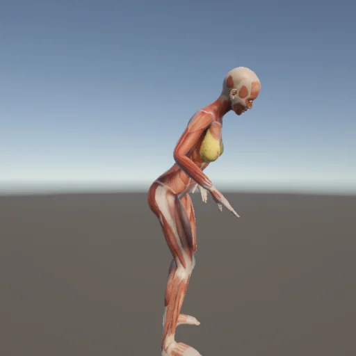 持ち上げ258 — 3Dデッサン人形（無料ポーズ資料）