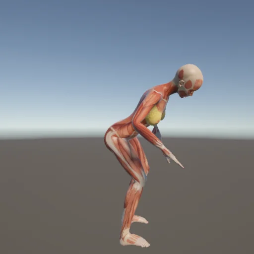 持ち上げ259 — 3Dデッサン人形（無料ポーズ資料）