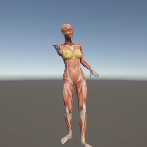 投げ270 — 3Dデッサン人形（無料ポーズ資料）