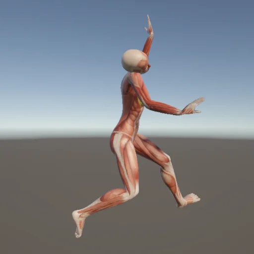 座りポーズ #1 — 3Dデッサン人形（無料ポーズ資料）