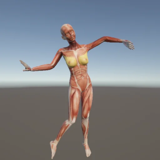 立ちポーズ #2 — 3Dデッサン人形（無料ポーズ資料）