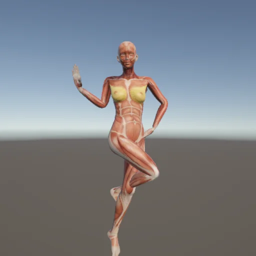 アクションポーズ #1 — 3Dデッサン人形（無料ポーズ資料）