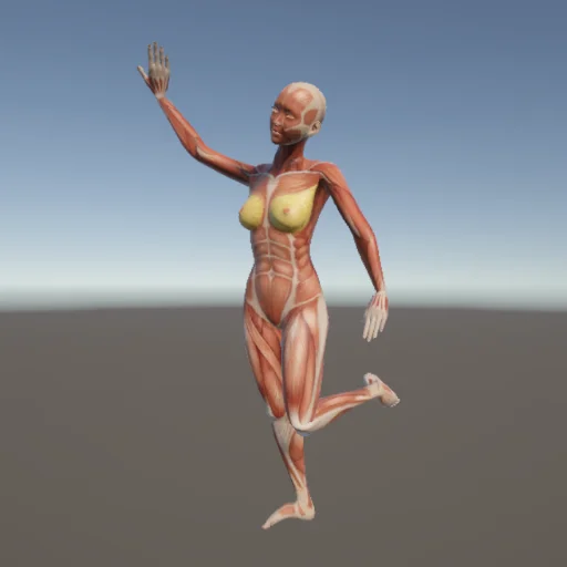 アクションポーズ #4 — 3Dデッサン人形（無料ポーズ資料）