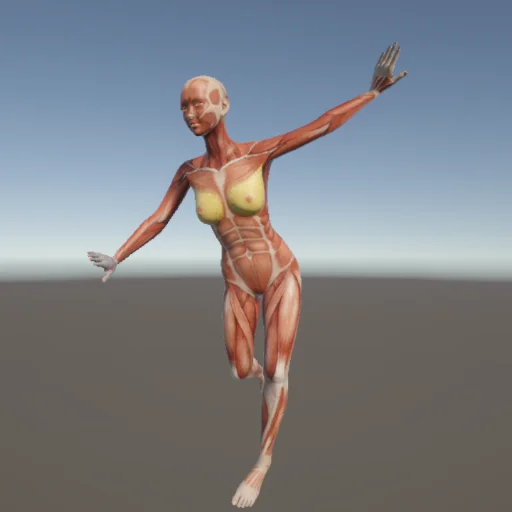 アクションポーズ #6 — 3Dデッサン人形（無料ポーズ資料）