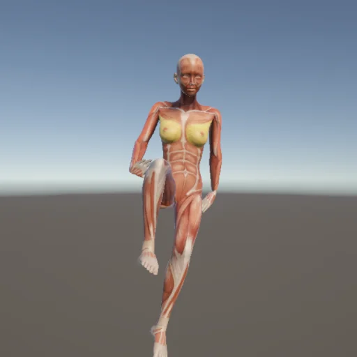 アクションポーズ #8 — 3Dデッサン人形（無料ポーズ資料）