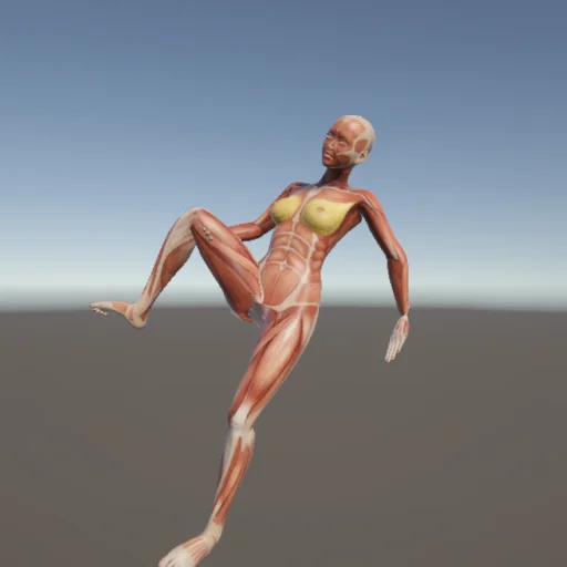 アクションポーズ #12 — 3Dデッサン人形（無料ポーズ資料）