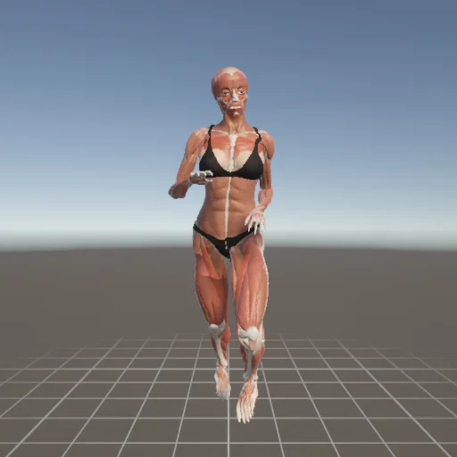 立ちポーズ #40 — 3Dデッサン人形（無料ポーズ資料）