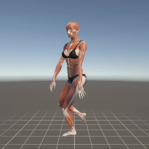 アクションポーズ #21 — 3Dデッサン人形（Proプラン限定ポーズ資料）