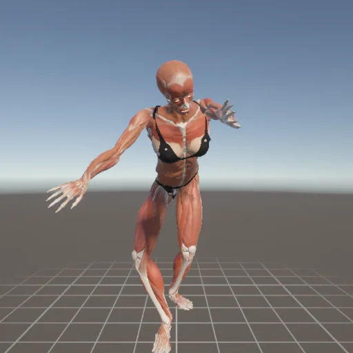 アクションポーズ #27 — 3Dデッサン人形（Proプラン限定ポーズ資料）