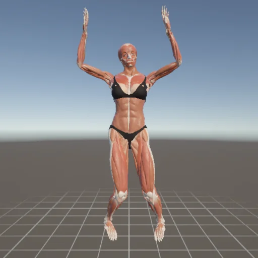アクションポーズ #35 — 3Dデッサン人形（Proプラン限定ポーズ資料）