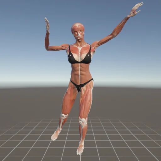 アクションポーズ #39 — 3Dデッサン人形（Proプラン限定ポーズ資料）