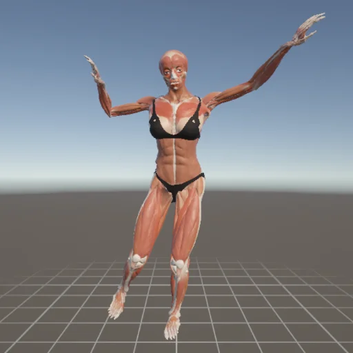 アクションポーズ #40 — 3Dデッサン人形（Proプラン限定ポーズ資料）