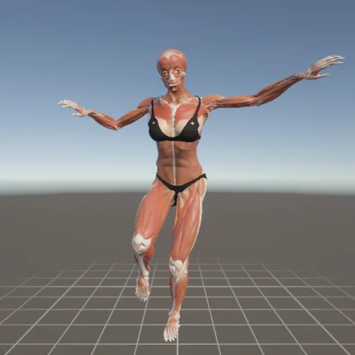 アクションポーズ #41 — 3Dデッサン人形（Proプラン限定ポーズ資料）