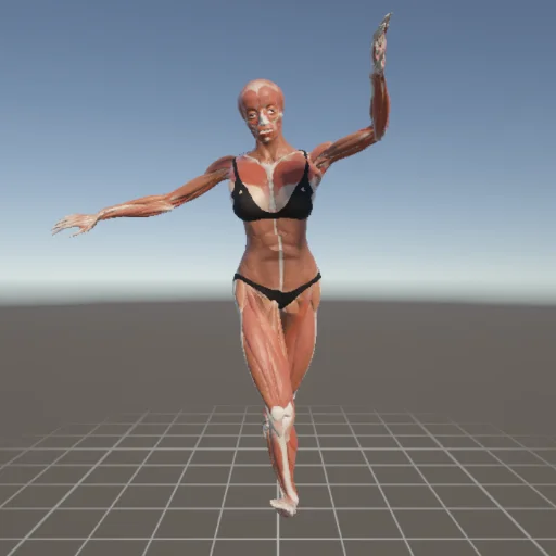 アクションポーズ #48 — 3Dデッサン人形（Proプラン限定ポーズ資料）