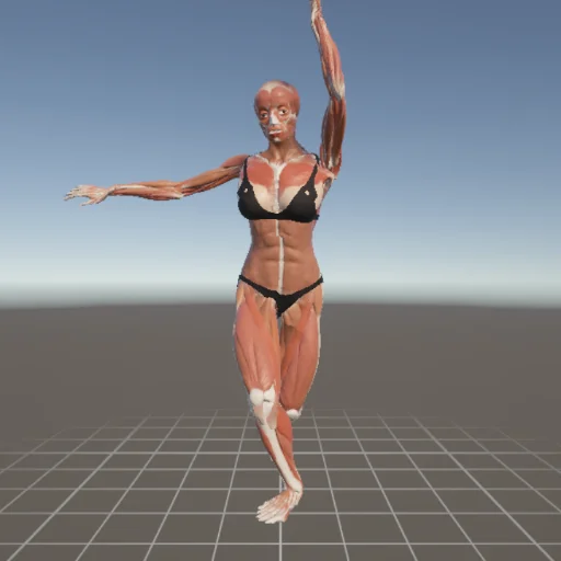 アクションポーズ #50 — 3Dデッサン人形（Proプラン限定ポーズ資料）