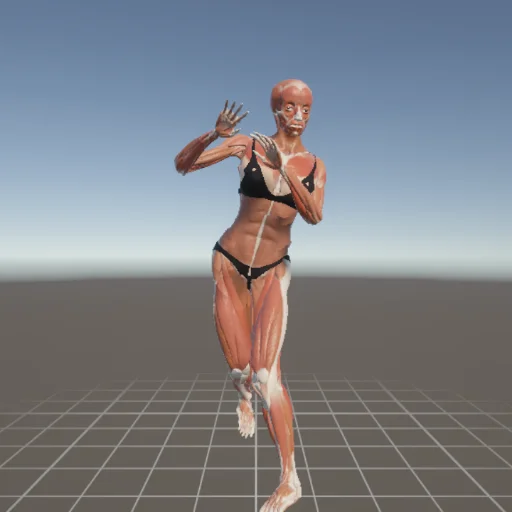 アクションポーズ #53 — 3Dデッサン人形（Proプラン限定ポーズ資料）