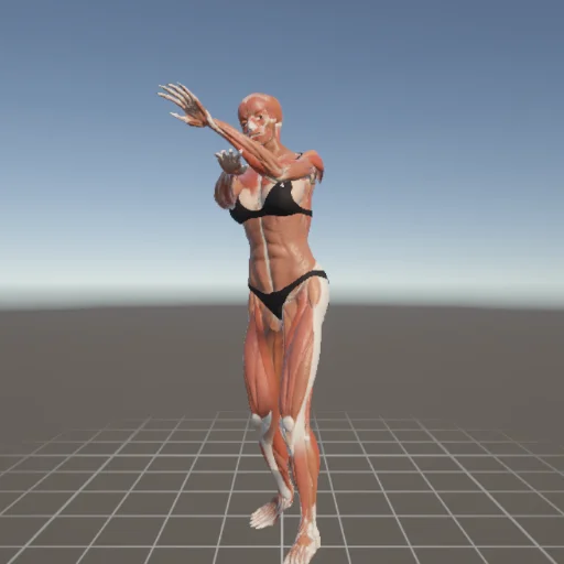 アクションポーズ #63 — 3Dデッサン人形（Proプラン限定ポーズ資料）