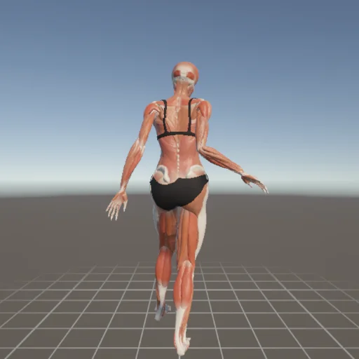 立ちポーズ #100 — 3Dデッサン人形（無料ポーズ資料）