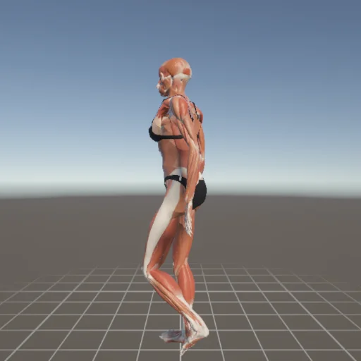 アクションポーズ #123 — 3Dデッサン人形（Proプラン限定ポーズ資料）